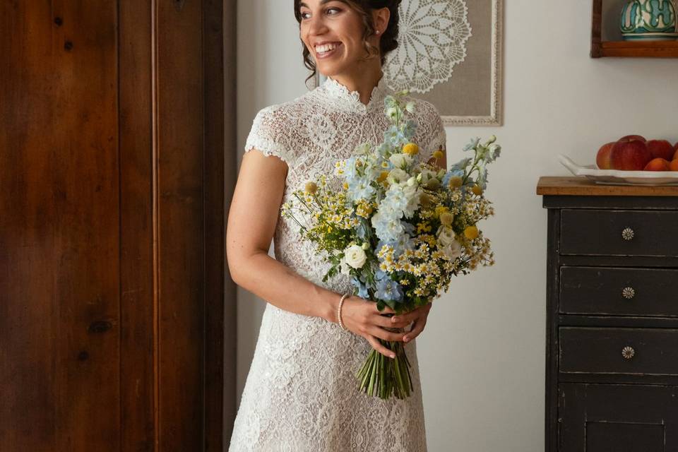 Vestizione sposa