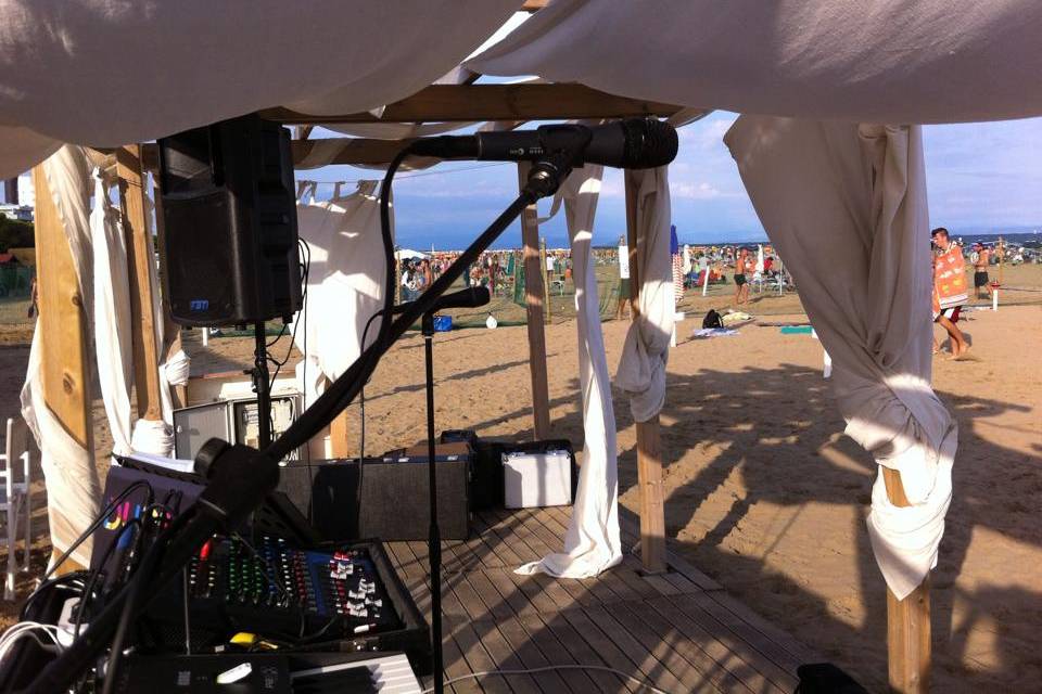 Musica in spiaggia