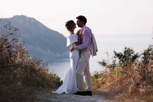 Bacio al tramonto