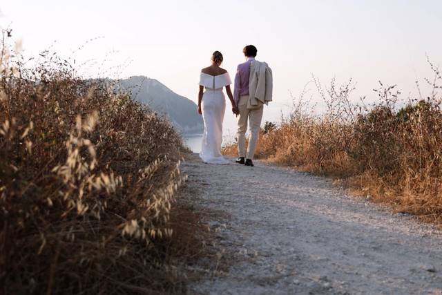 Passeggiata al tramonto