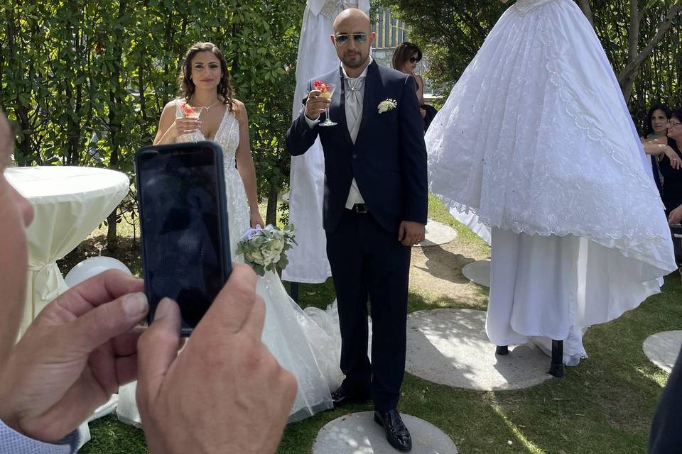 Trampolieri Sposa e Sposo