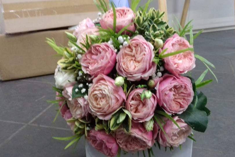 Bouquet rose inglesi