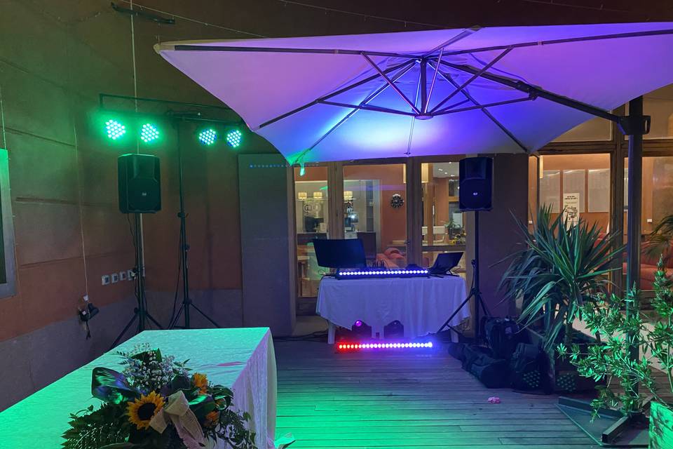 Allestimento Matrimonio Villa