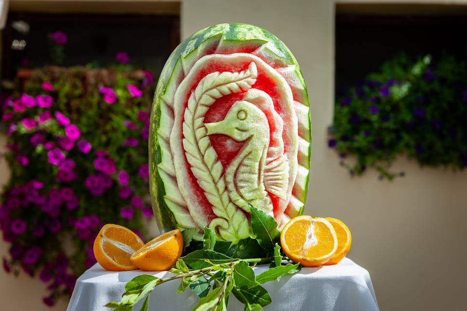 Sculture di frutta