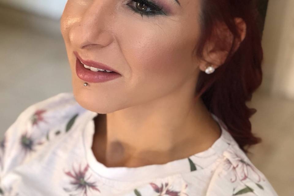 Make-up toni verde