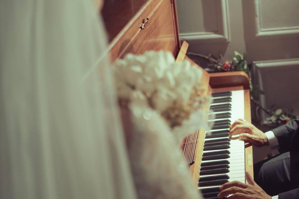 Violinista e pianista