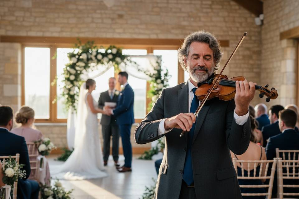 Violinista e pianista