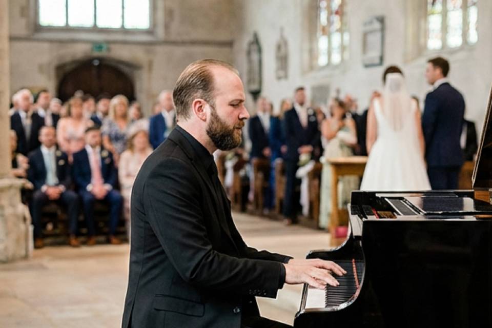 Violinista e pianista