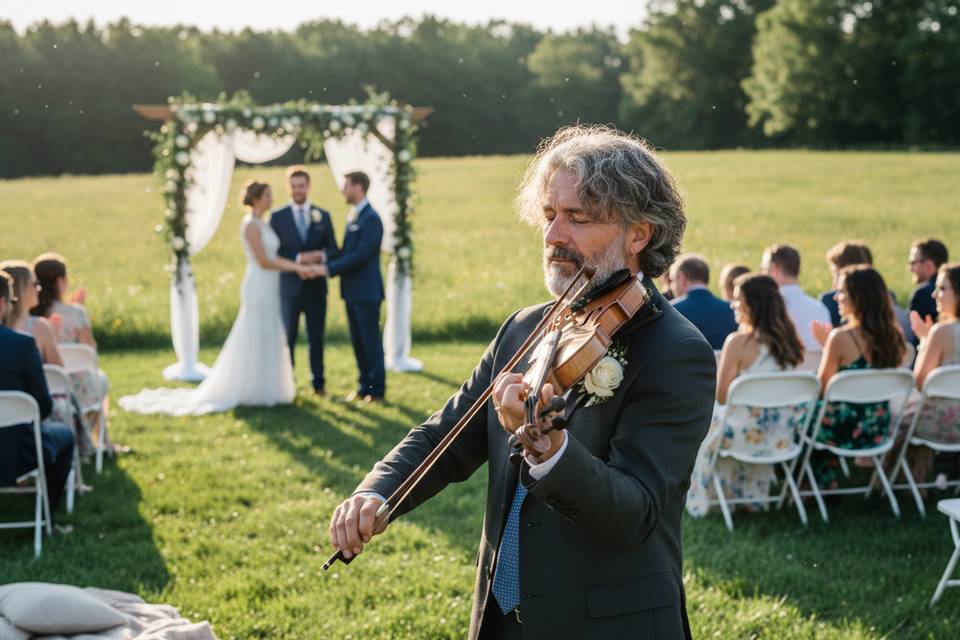 Violinista e pianista