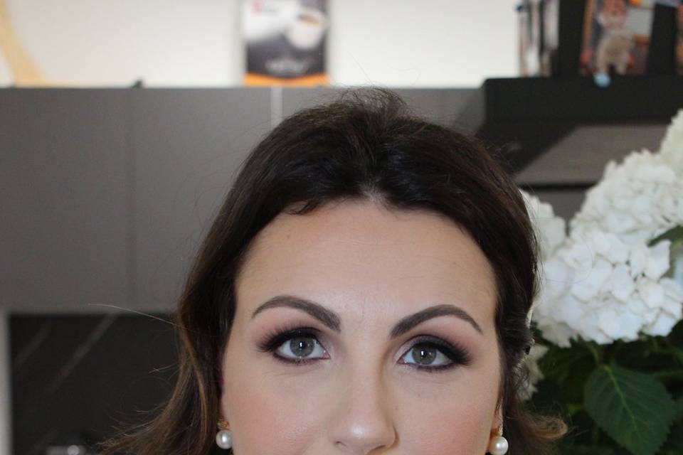 Makeup sposa burgundy