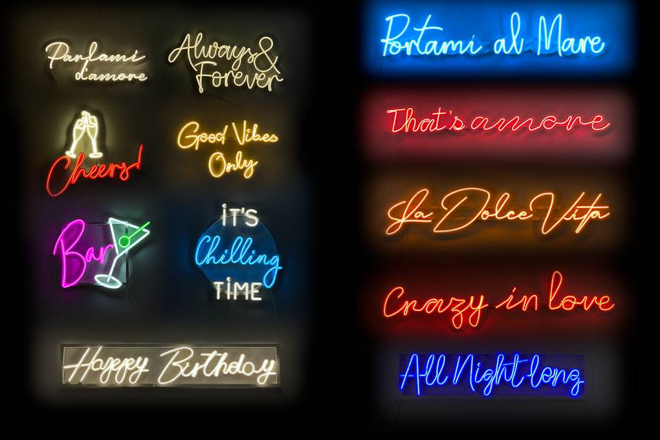 Scritte luminose