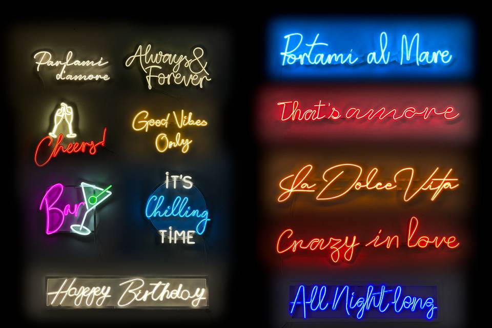Scritte luminose 2