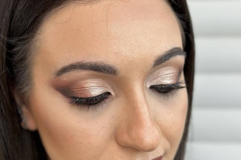 Make-up tecnica diagonal