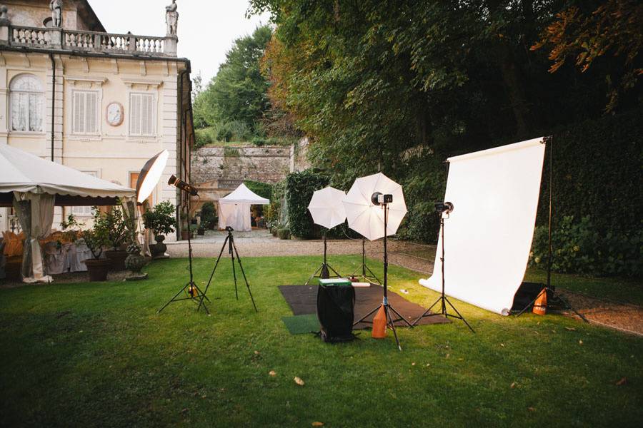 Set durante il ricevimento