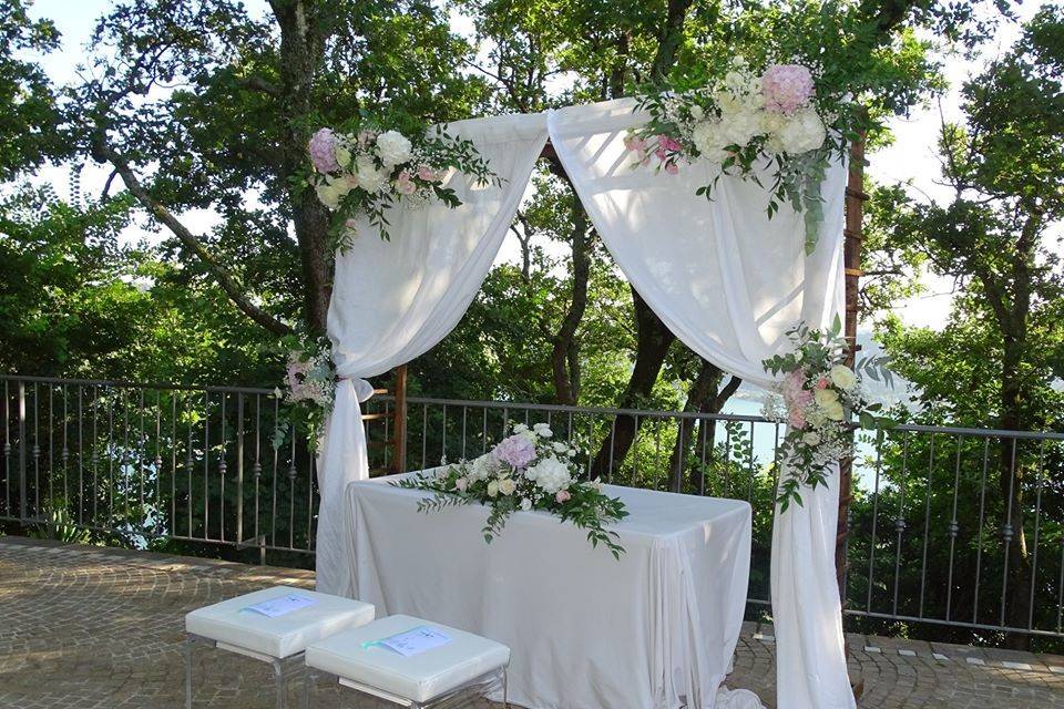 Main table bride & groom