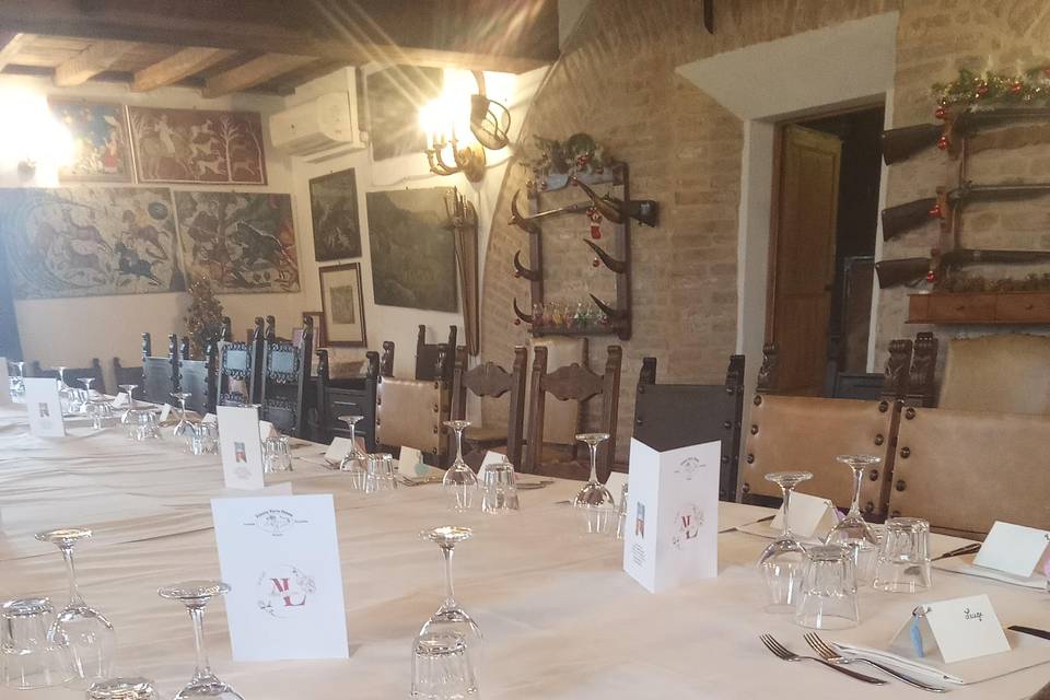 Il cartoncino Menu