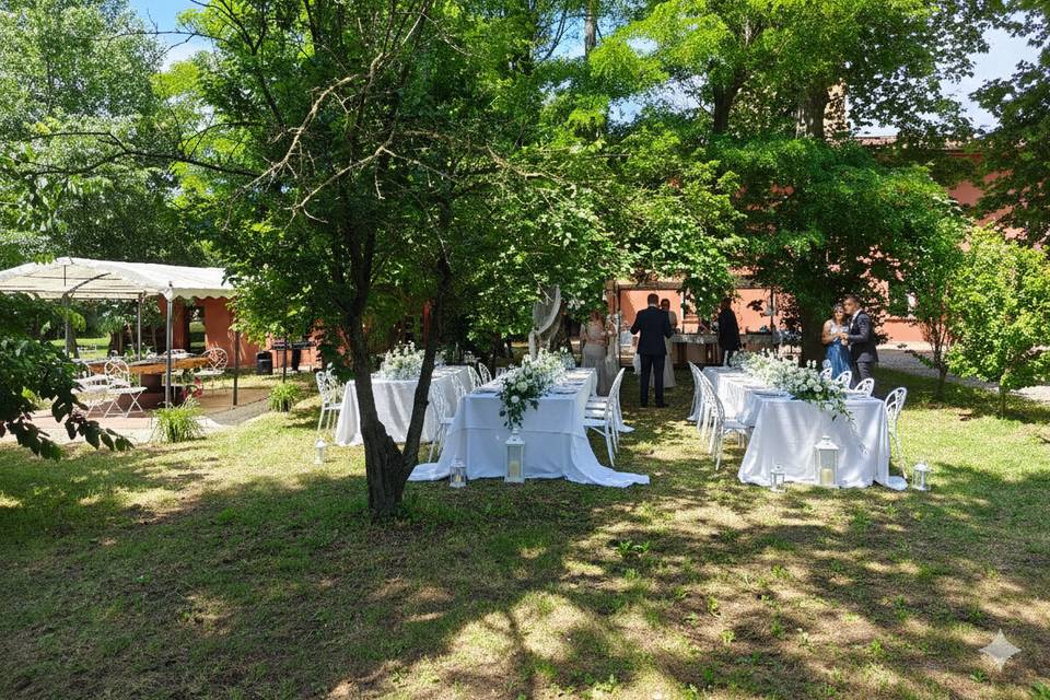 Allestimento in giardino