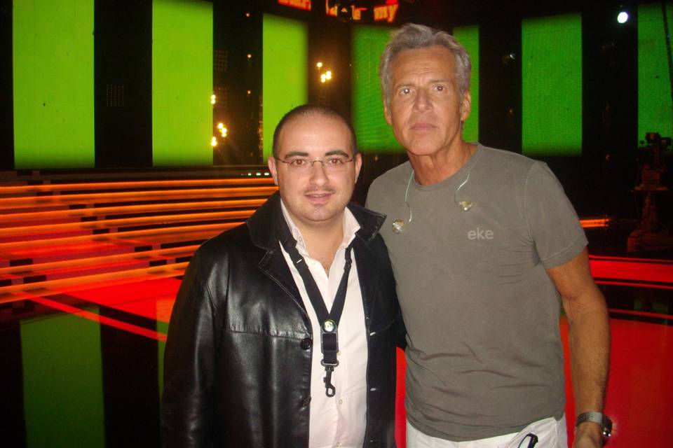 Con Claudio Baglioni