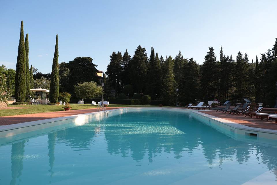 Un tuffo in piscina