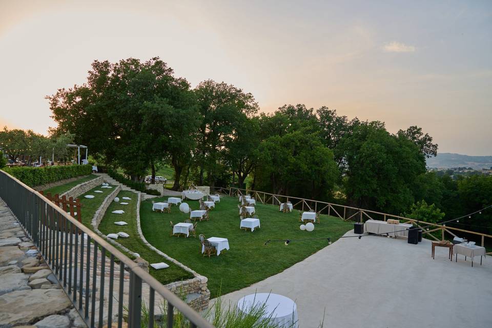 La terrazza panoramica