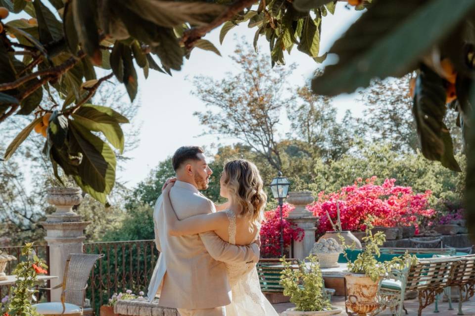 Bride and groom