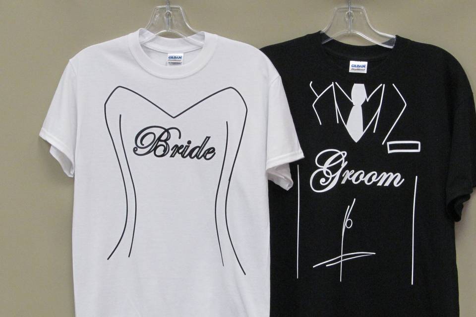 T-shirt sposo sposa o regalo