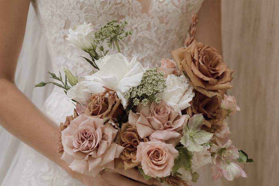 Bouquet sposa cappuccino