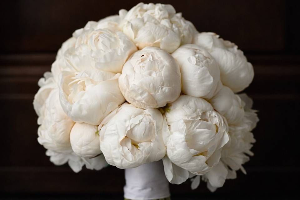 Bouquet sposa peonie