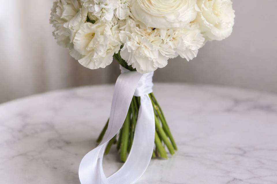 Bouquet sposa bianco