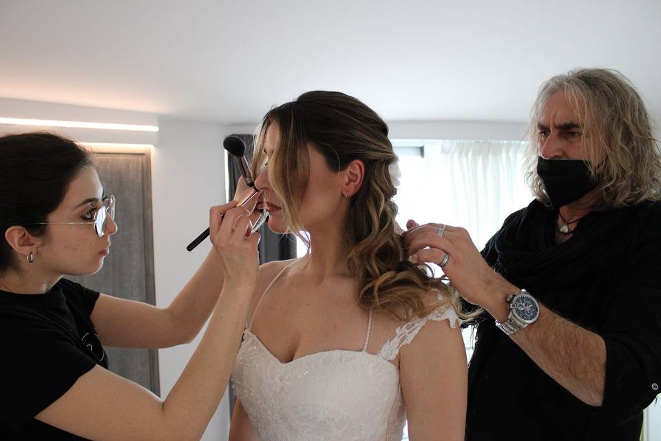 Preparazione sposa