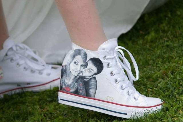 Scarpe personalizzate ritratto