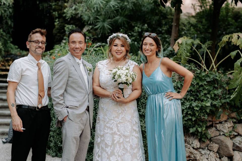Claudine e Tshou 25° anniversa