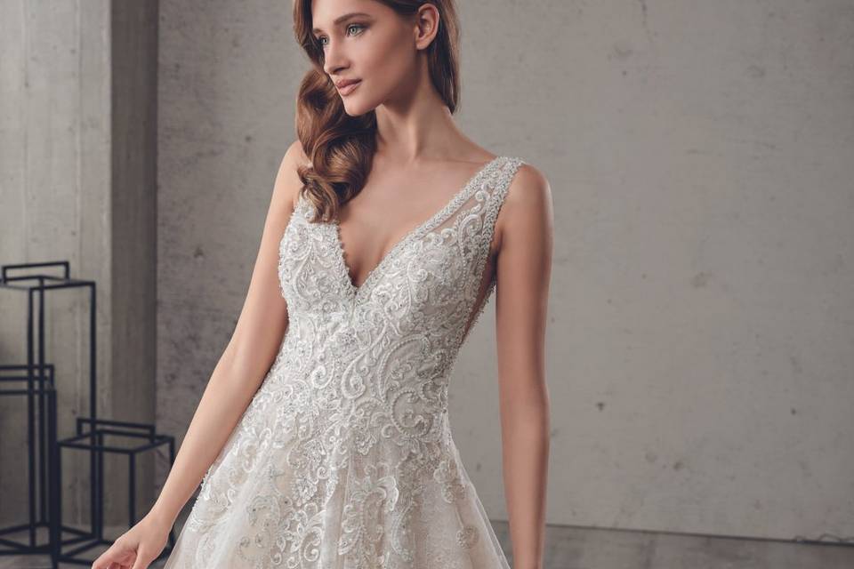 Abito sposa CT211_close EDDY K