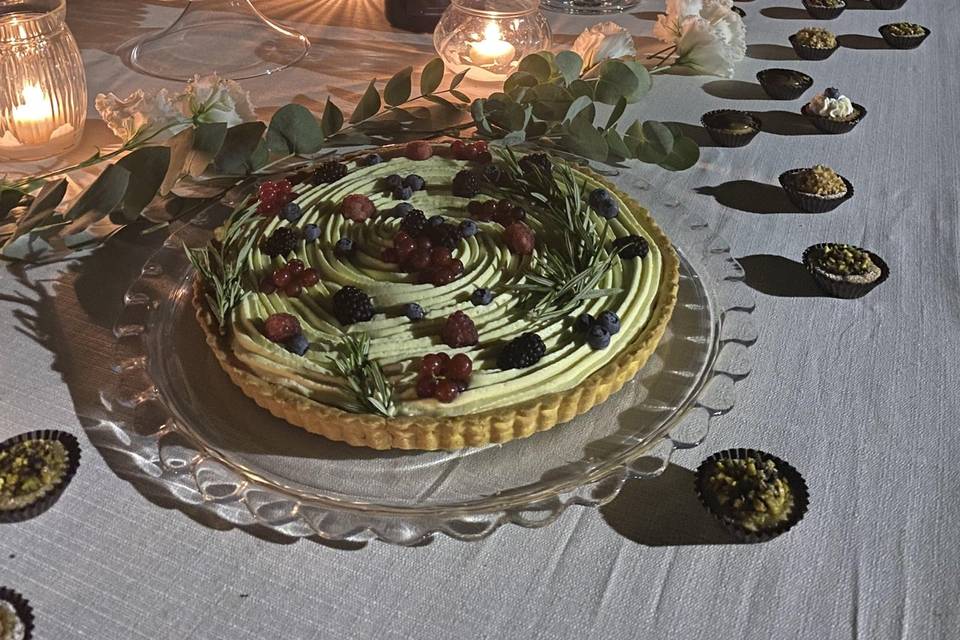 Buffet dei dolci con torte