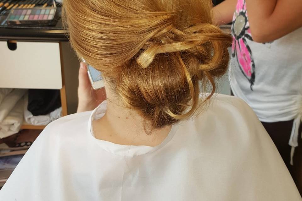 Bellagio Wedding Hairstyle & Make Up