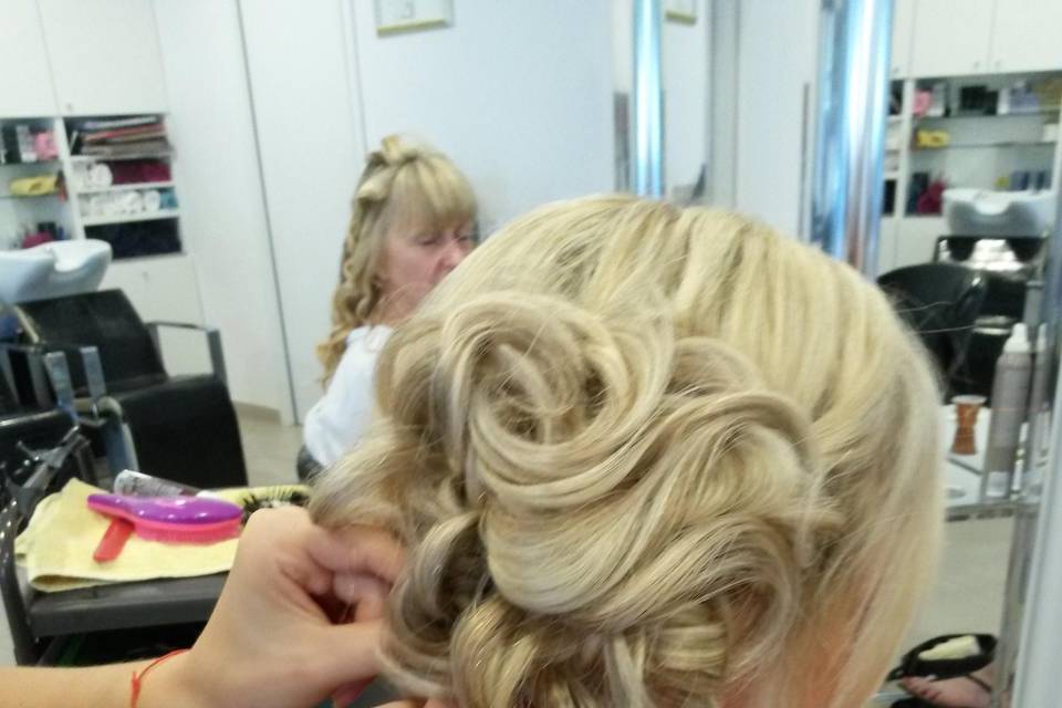 Bellagio Wedding Hairstyle & Make Up