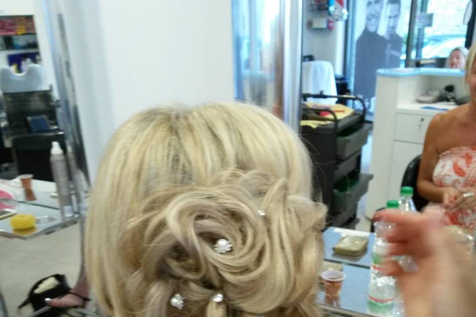 Bellagio Wedding Hairstyle & Make Up