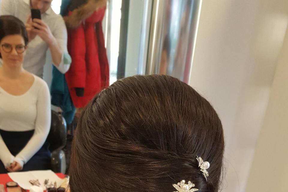 Bellagio Wedding Hairstyle & Make Up