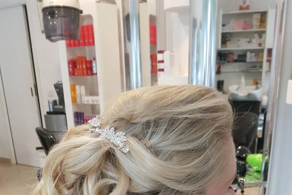 Bellagio Wedding Hairstyle & Make Up