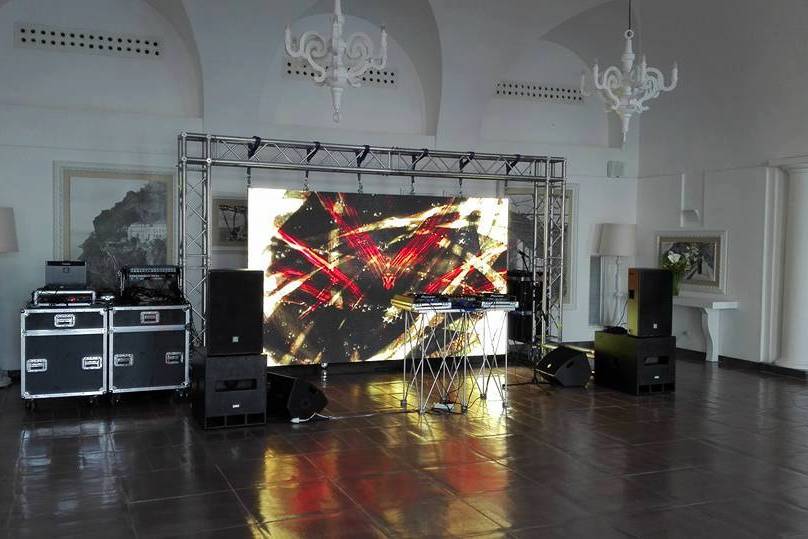 Wedding video e ledwall