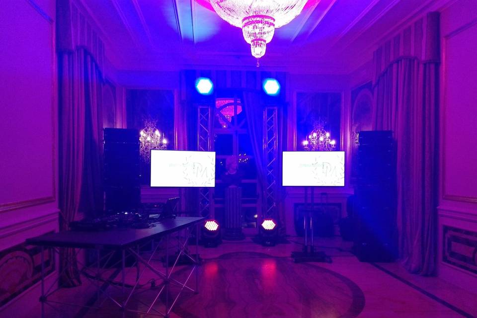 Wedding video e ledwall