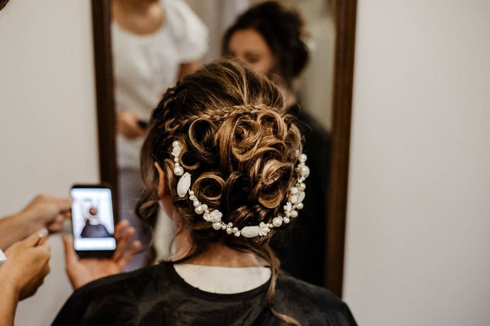 Bellagio Wedding Hairstyle & Make Up