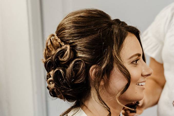 Bellagio Wedding Hairstyle & Make Up