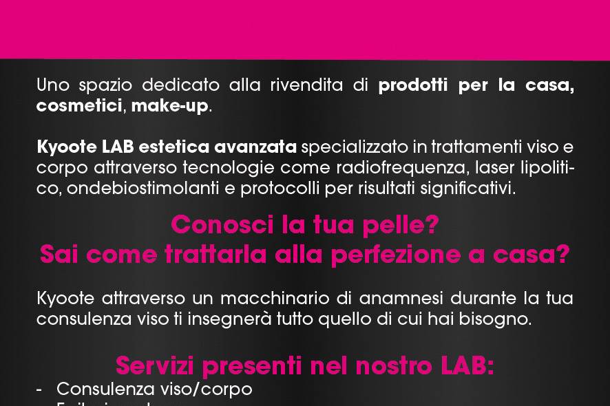 Nuovo spazio per KYOOTE&LAB