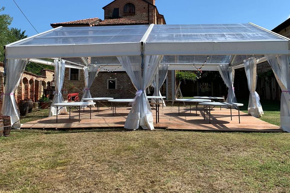 Noleggio gazebo fiere