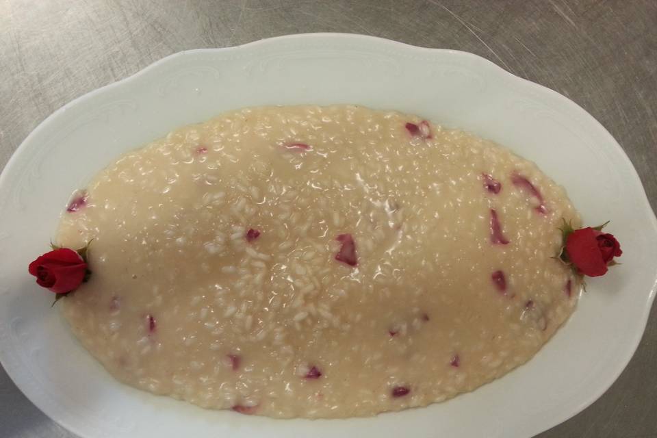 Risotto alle rose