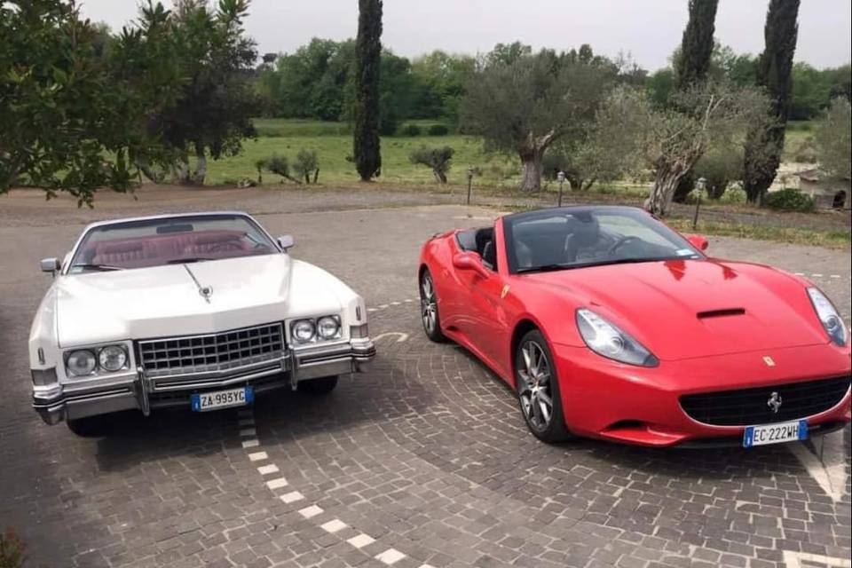 Cadillac Eldorato & Ferrari