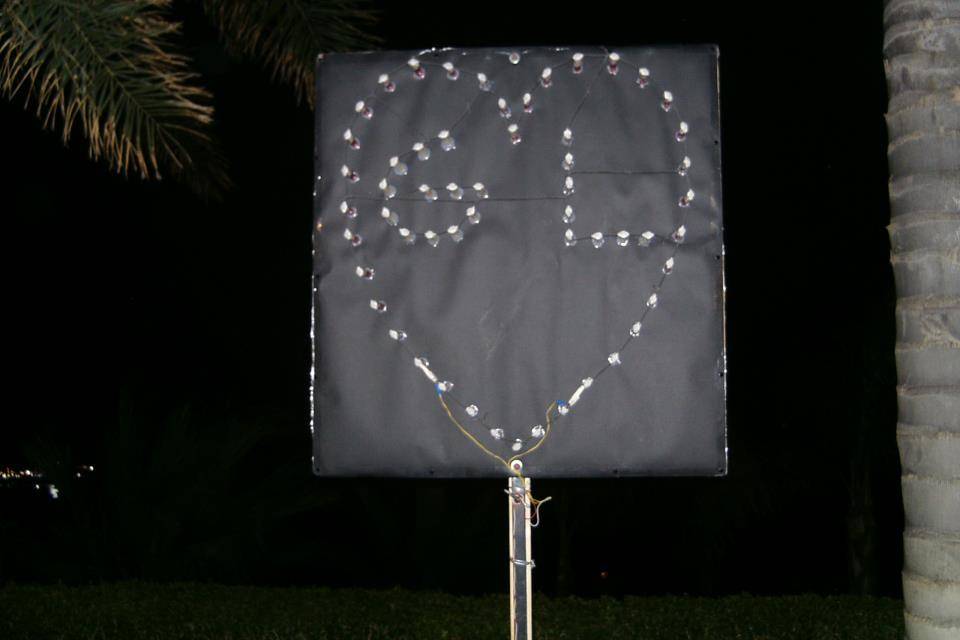 Cuore con iniziali