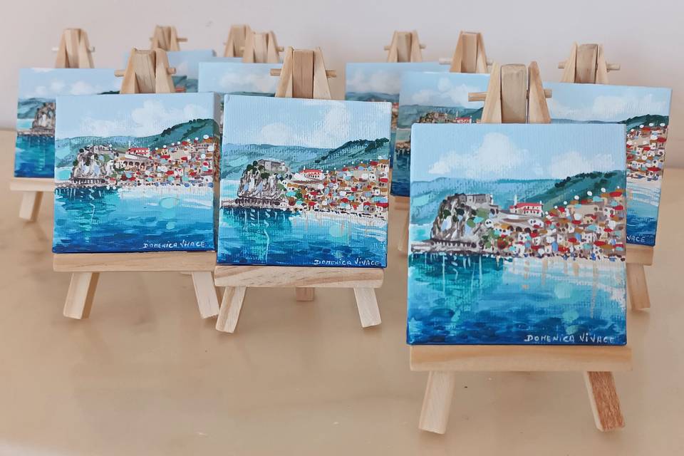 Scilla. tela cm 7x7