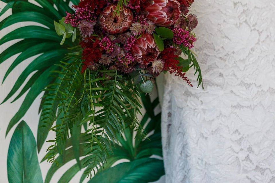 Wedding bouquet boho